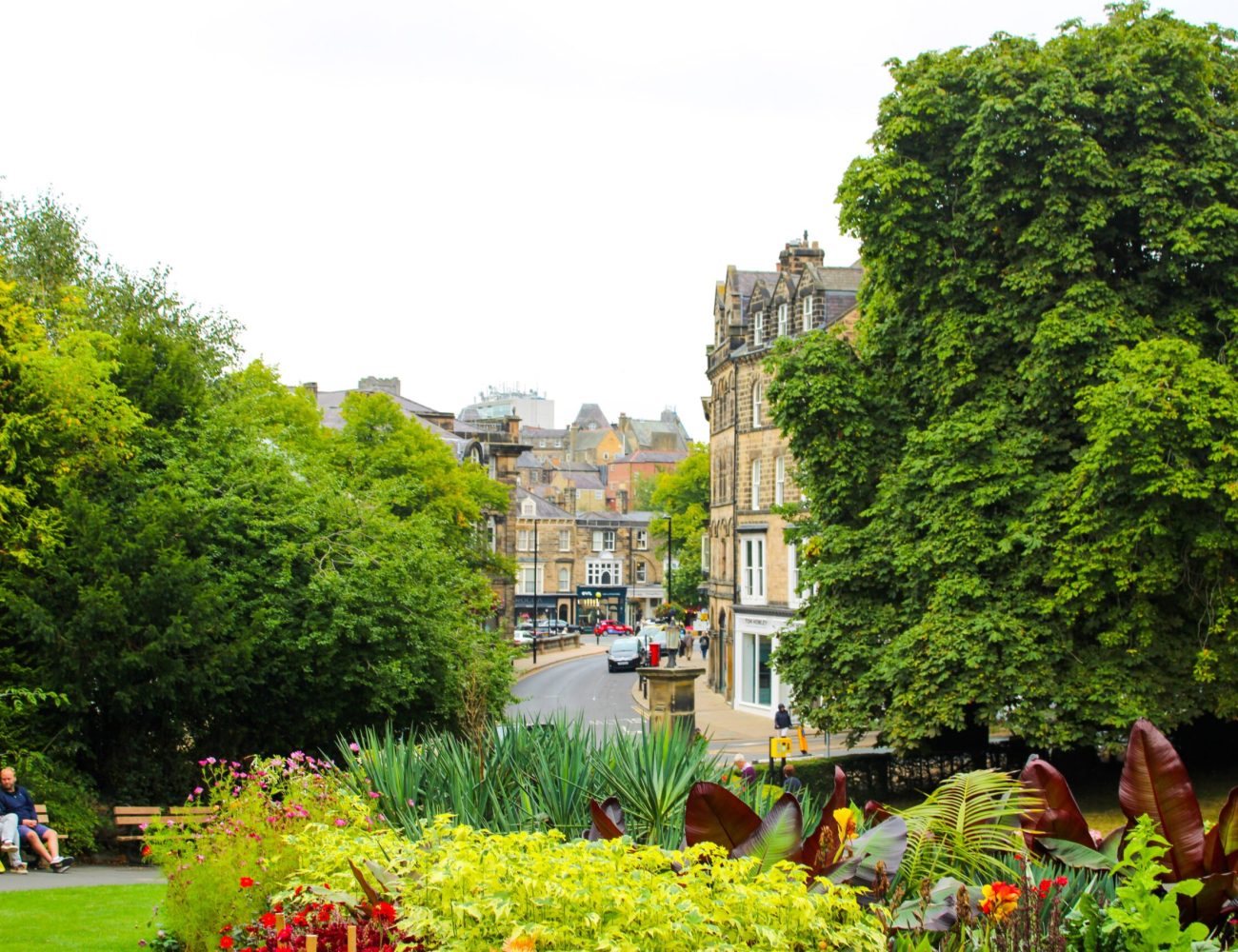 photo of harrogate gardens in the town centre